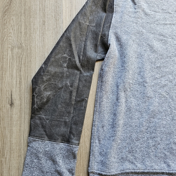 Current/Elliott The Stadium Sweatshirt gray Large 3 - Picture 6 of 8